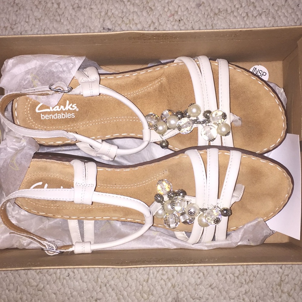 White Lea sandals